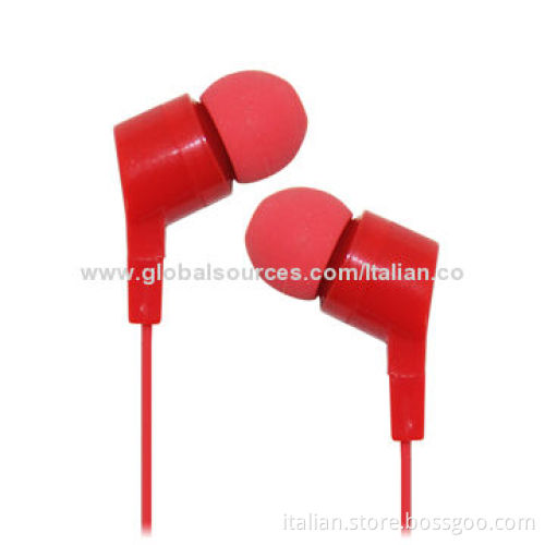 2014 Hot Selling Fashion Colorful Wire Earphone with MicNew